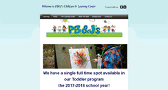 Desktop Screenshot of pbjchildcare.com